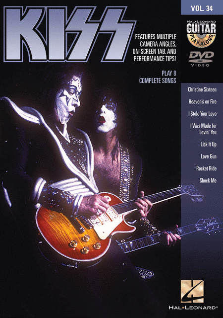Kiss  (Guitar Play-Along DVD Volume 34)