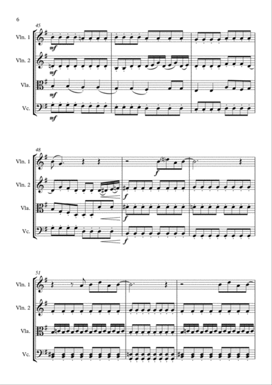 Whatever String Quartet scores gallery preview page 6