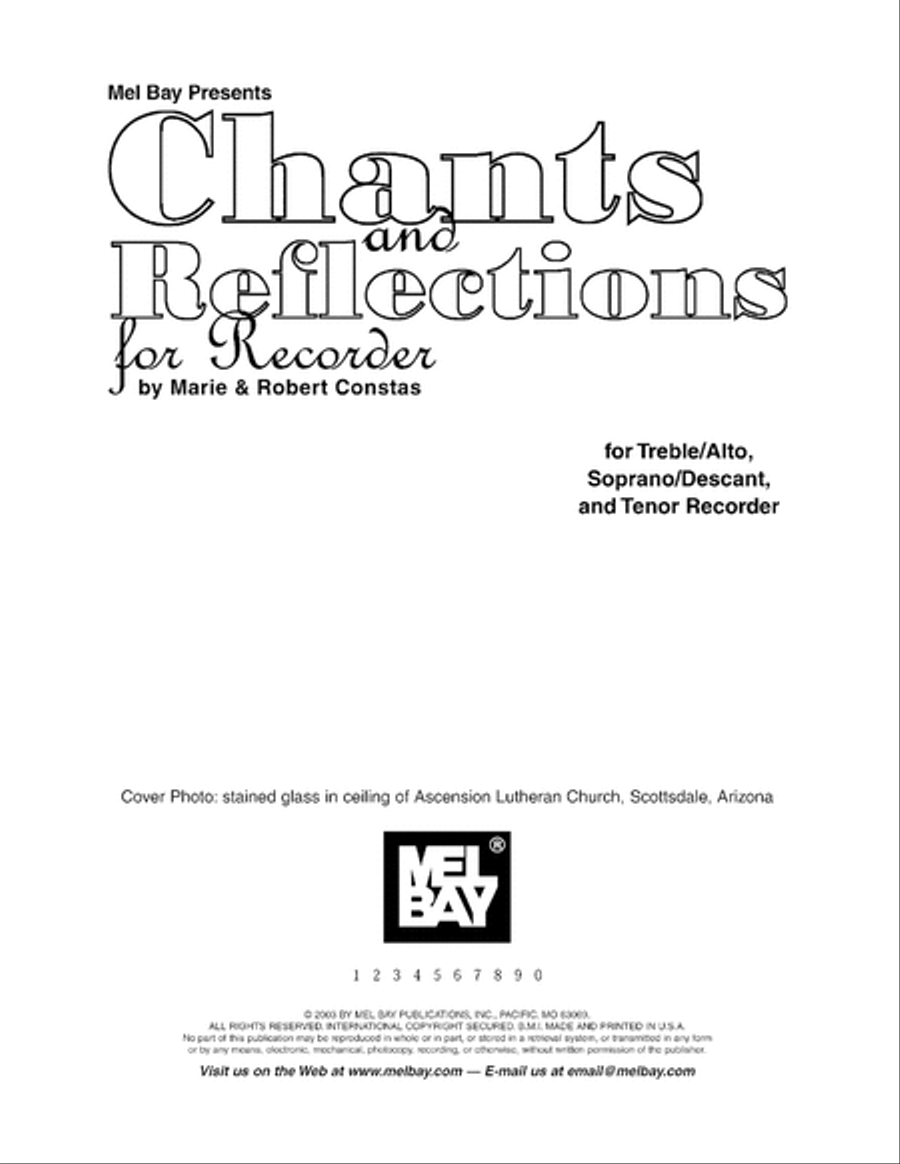 Chants and Reflections for Recorder Recorder scores gallery preview page 2