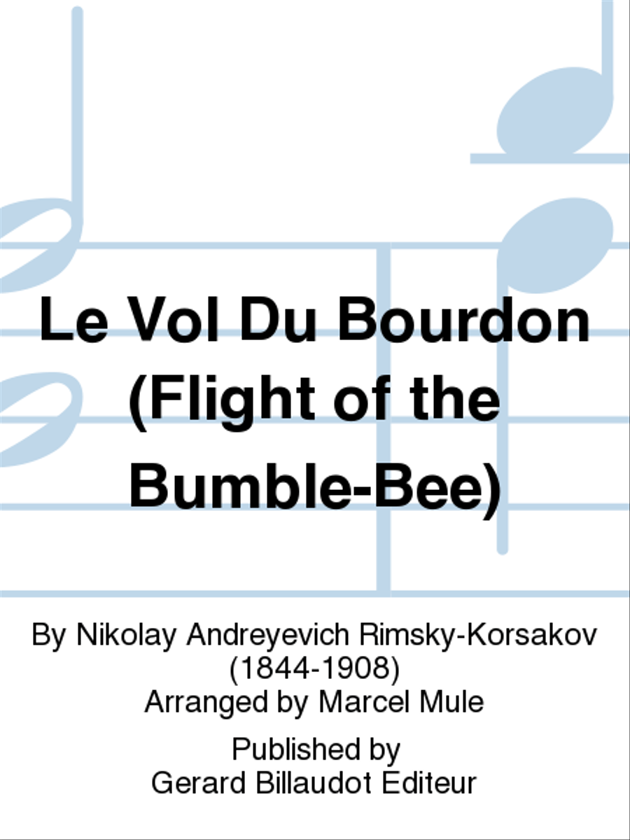 Le Vol Du Bourdon Saxophone Quartet scores gallery preview page 1
