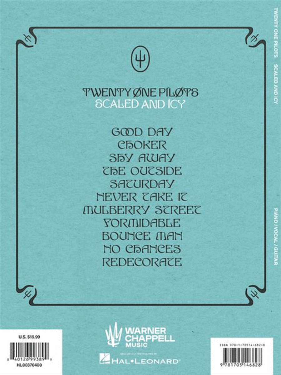 twenty one pilots – Scaled and Icy Piano, Vocal, Guitar scores gallery preview page 7