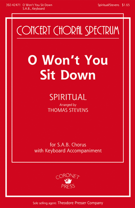 O Won'T You Sit Down