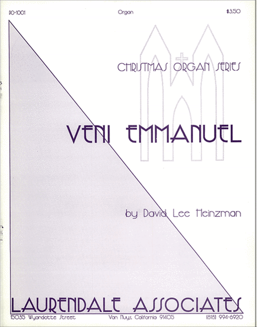 Veni Emmanuel Organ scores gallery preview page 1