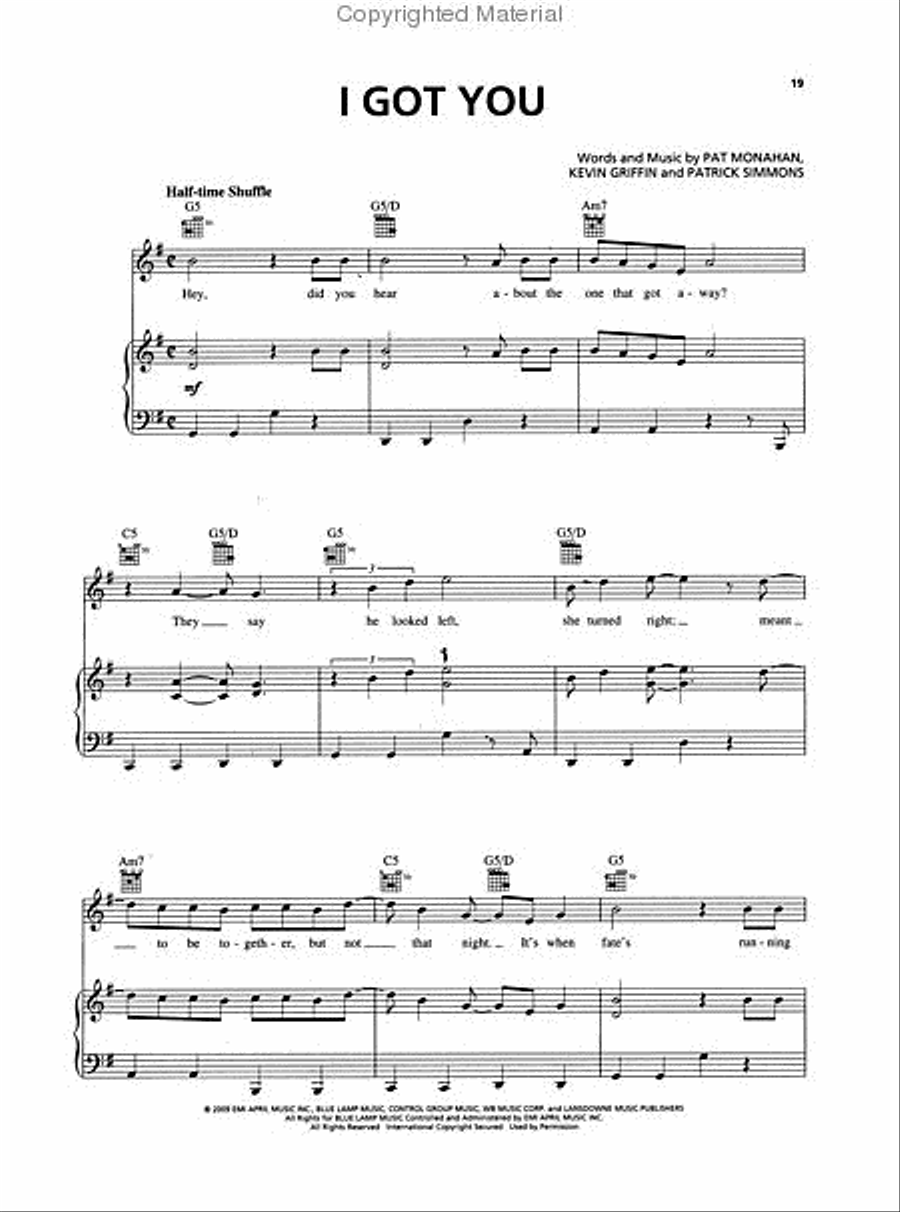 Train - Save Me, San Francisco Piano, Vocal, Guitar scores gallery preview page 4