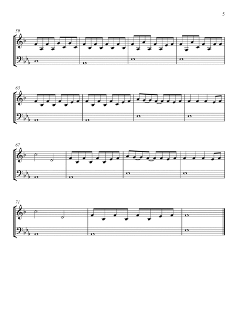 The Climb The Climb Brass Duet scores gallery preview page 5