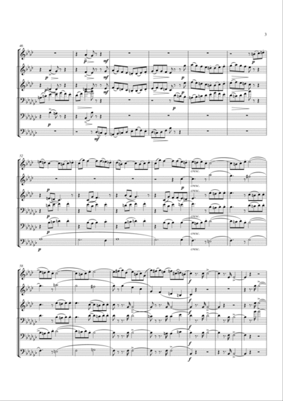 Brass Sextet: I - Adagio. Allegro Molto