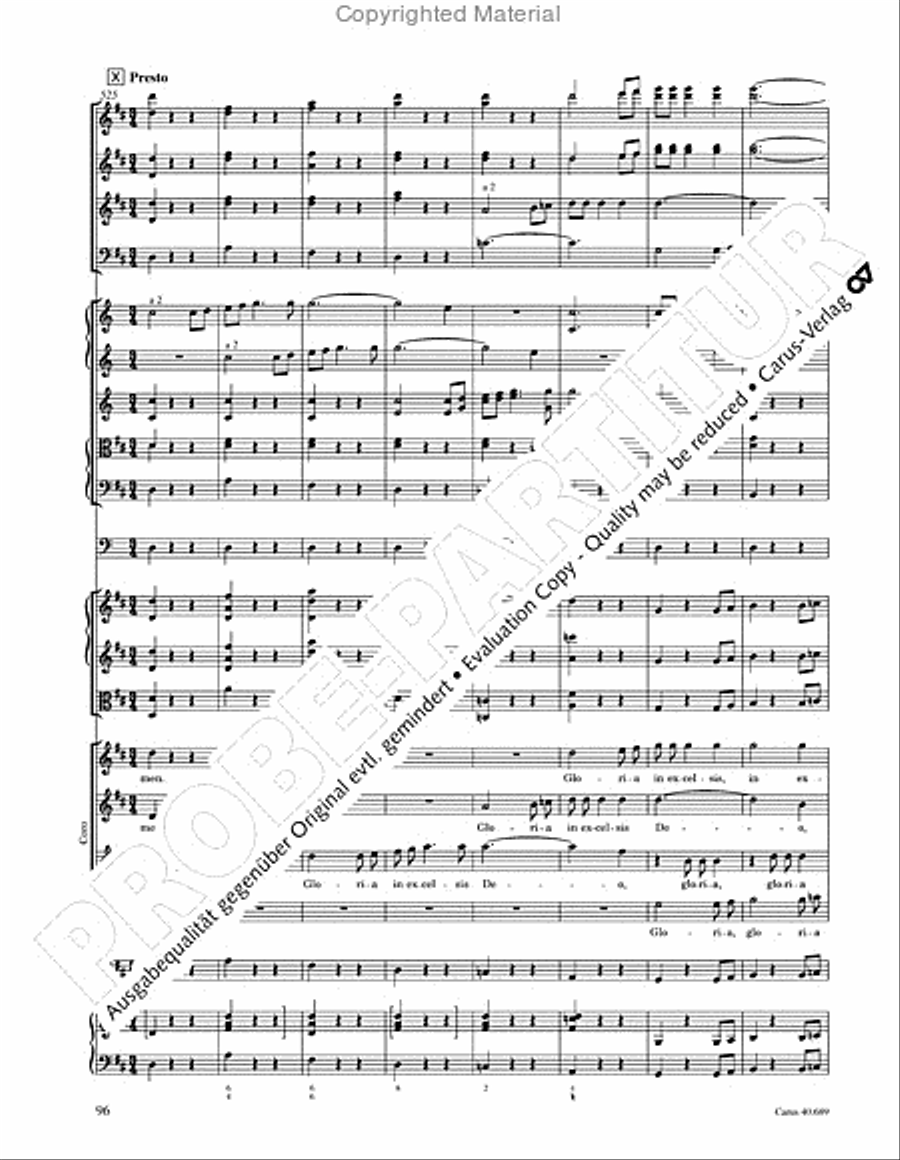 Missa solemnis 4-Part scores gallery preview page 112