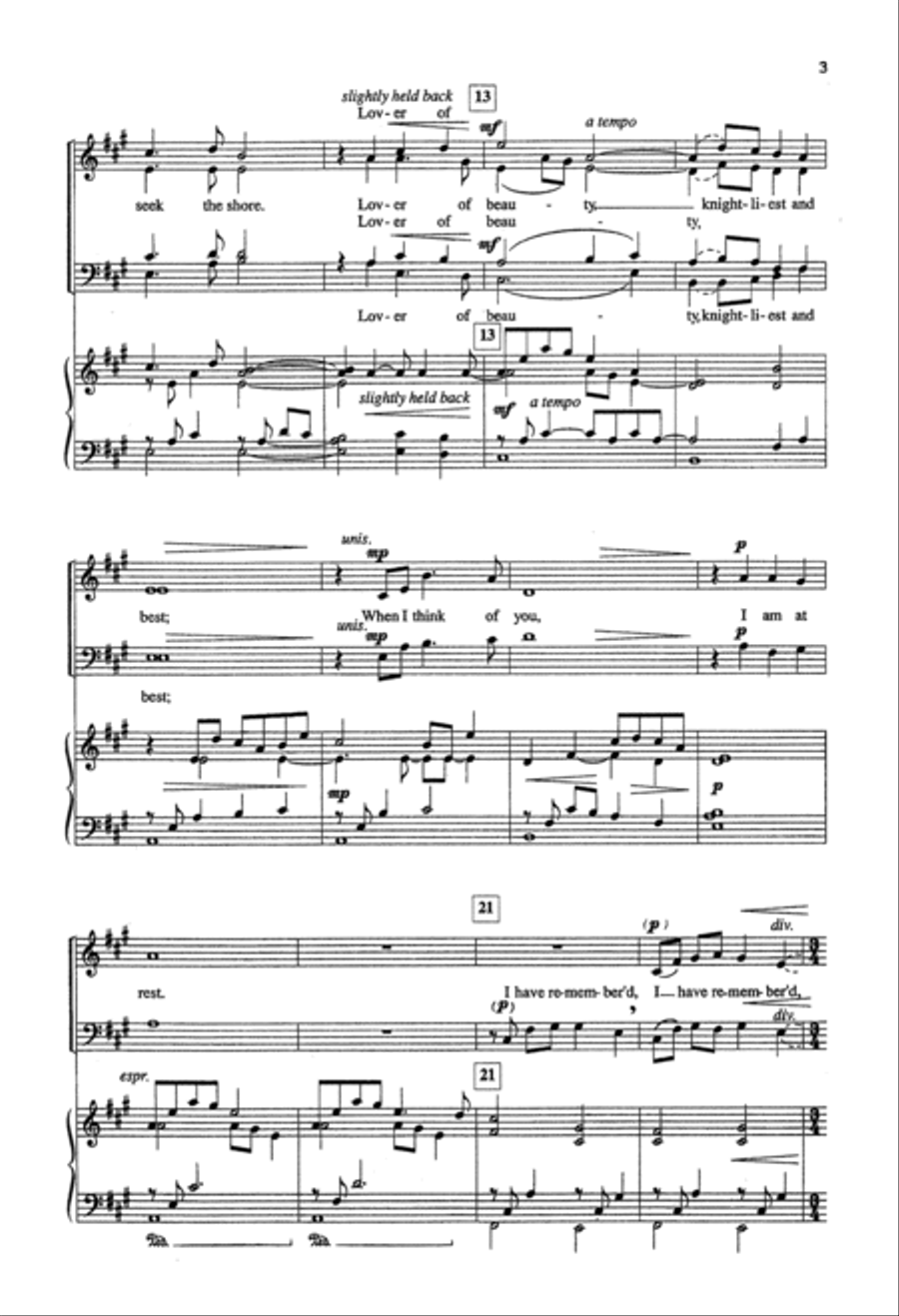 Prelude To Peace 4-Part scores gallery preview page 2