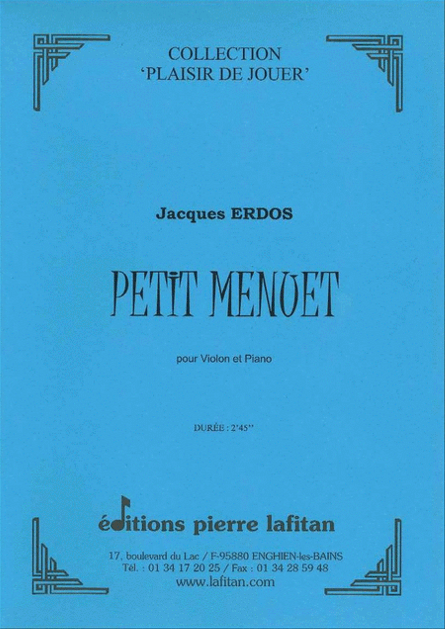 Petit Menuet Violin Solo scores gallery preview page 1