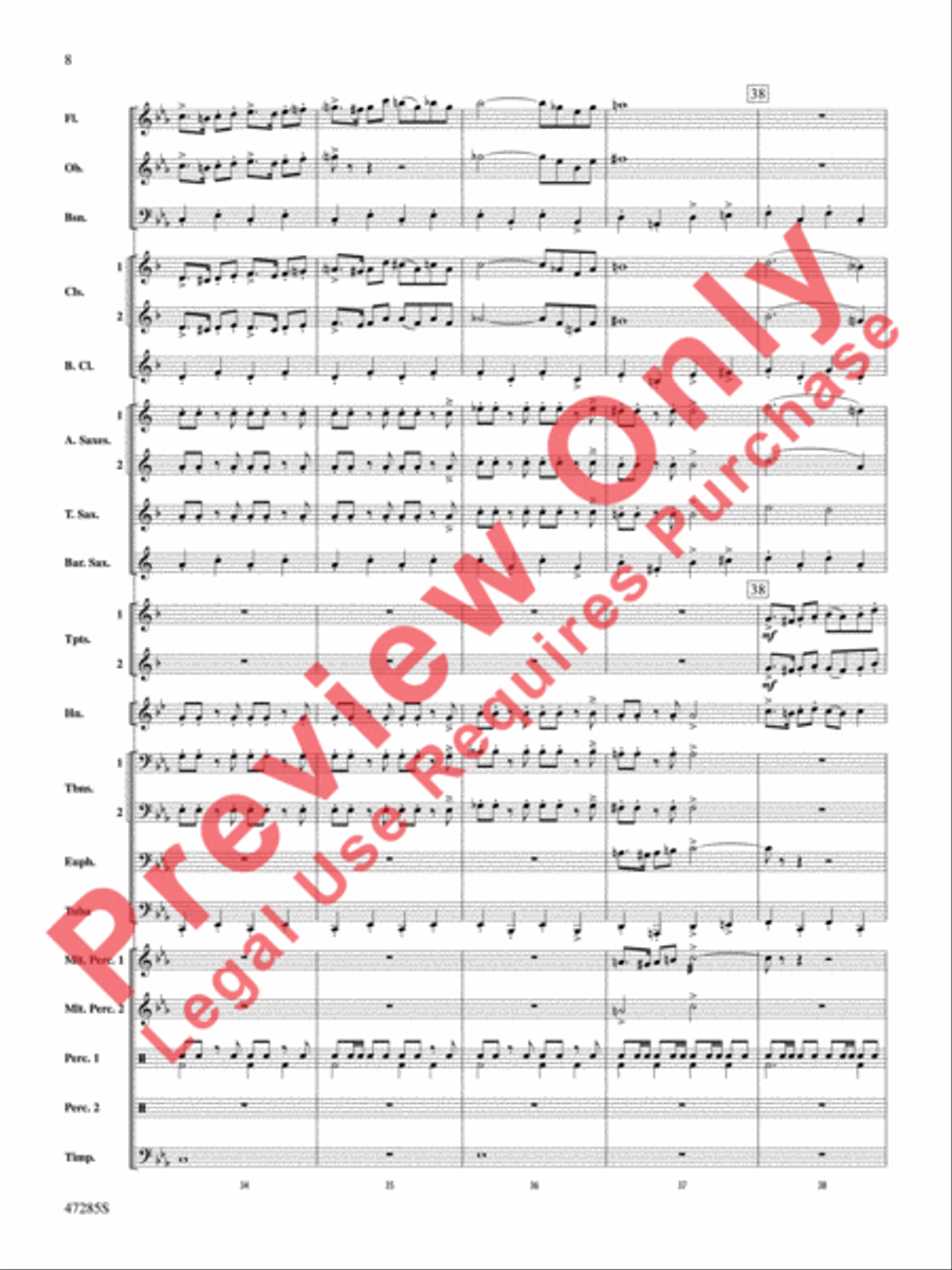 Extraordinary Machines of Clockwork and Steam Concert Band scores gallery preview page 9