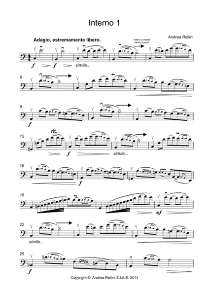Interno 1,2,3,4. (Cello Solo) image number null