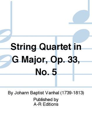 String Quartet in G Major, Op. 33, No. 5