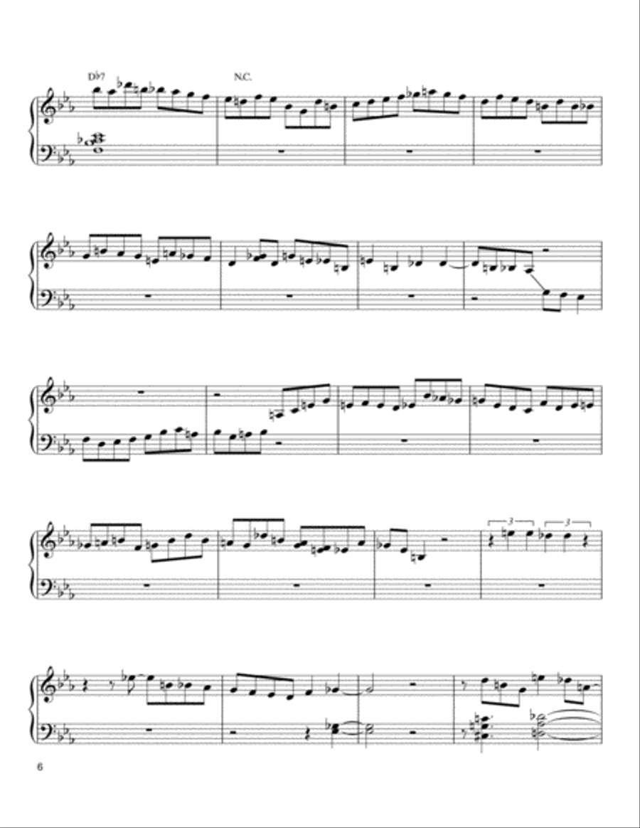 There Will Never Be Another You Piano scores gallery preview page 6