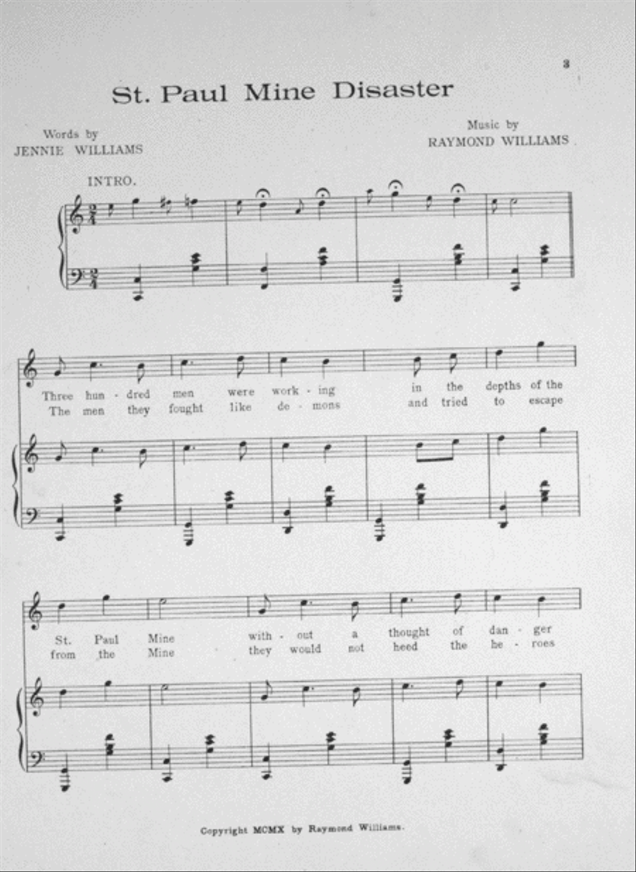 St. Paul Mine Disaster Voice scores gallery preview page 2