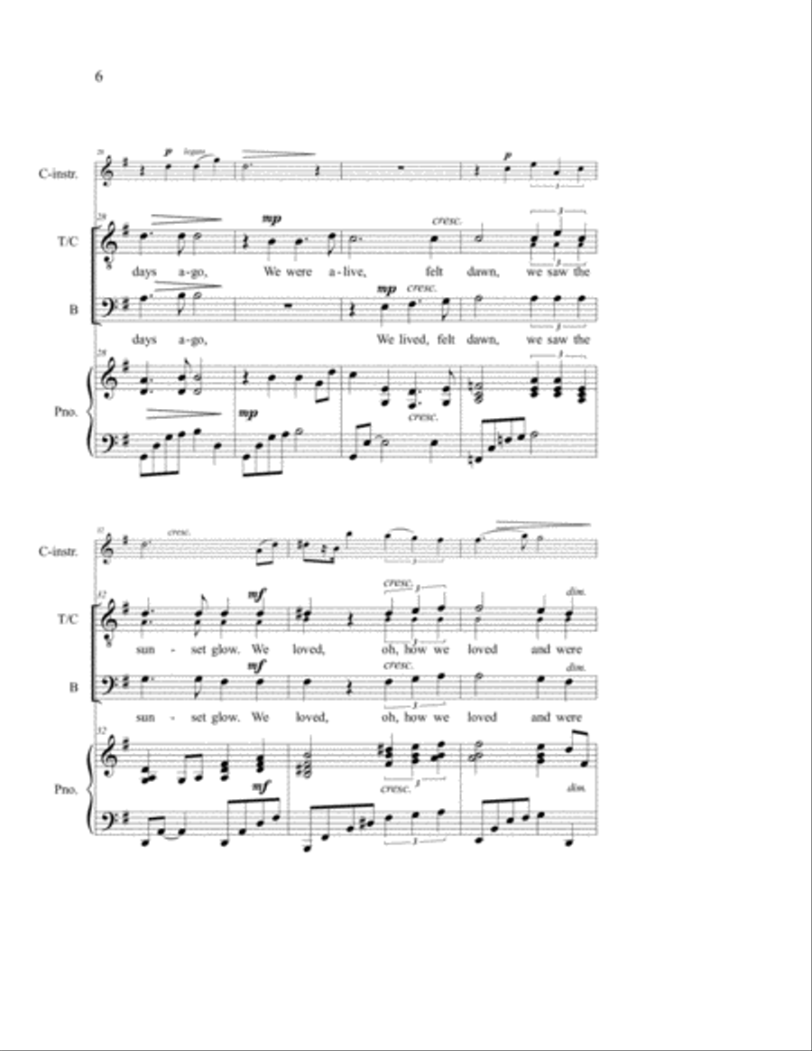 We Shall Not Sleep Choir scores gallery preview page 5