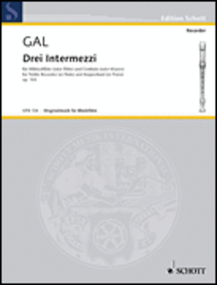 Book cover for 3 Intermezzi, Op. 103