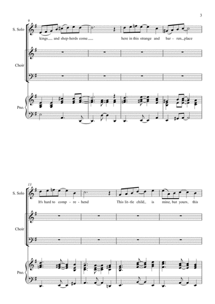 Mary's Soliloquy (SATB & Sop solo) image number null
