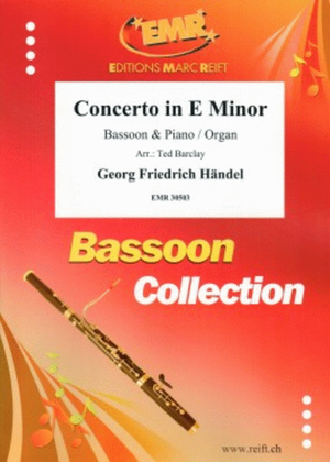 Book cover for Concerto in E Minor