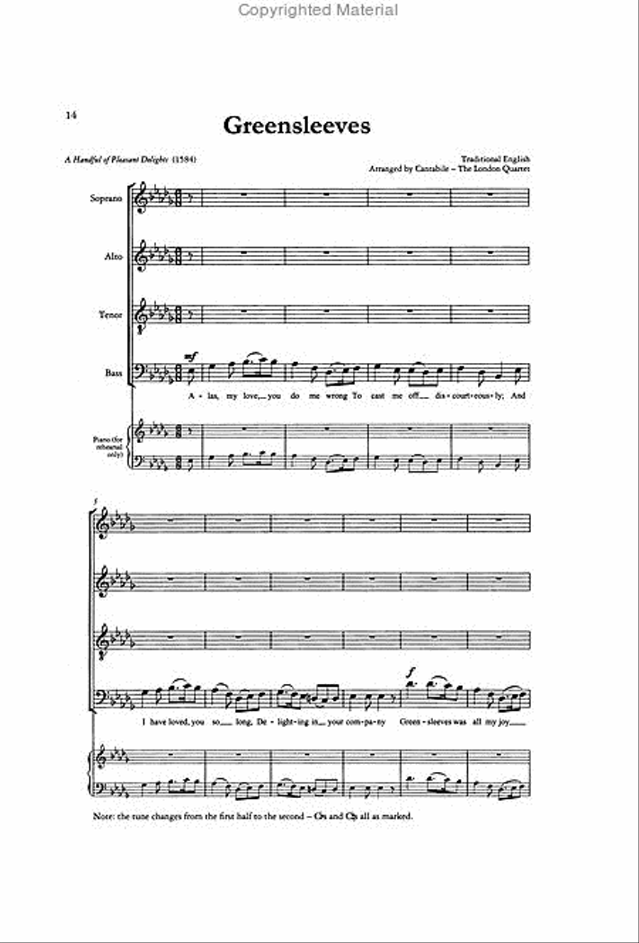 The Great British A Cappella Songbook for SATB Choir 4-Part scores gallery preview page 4