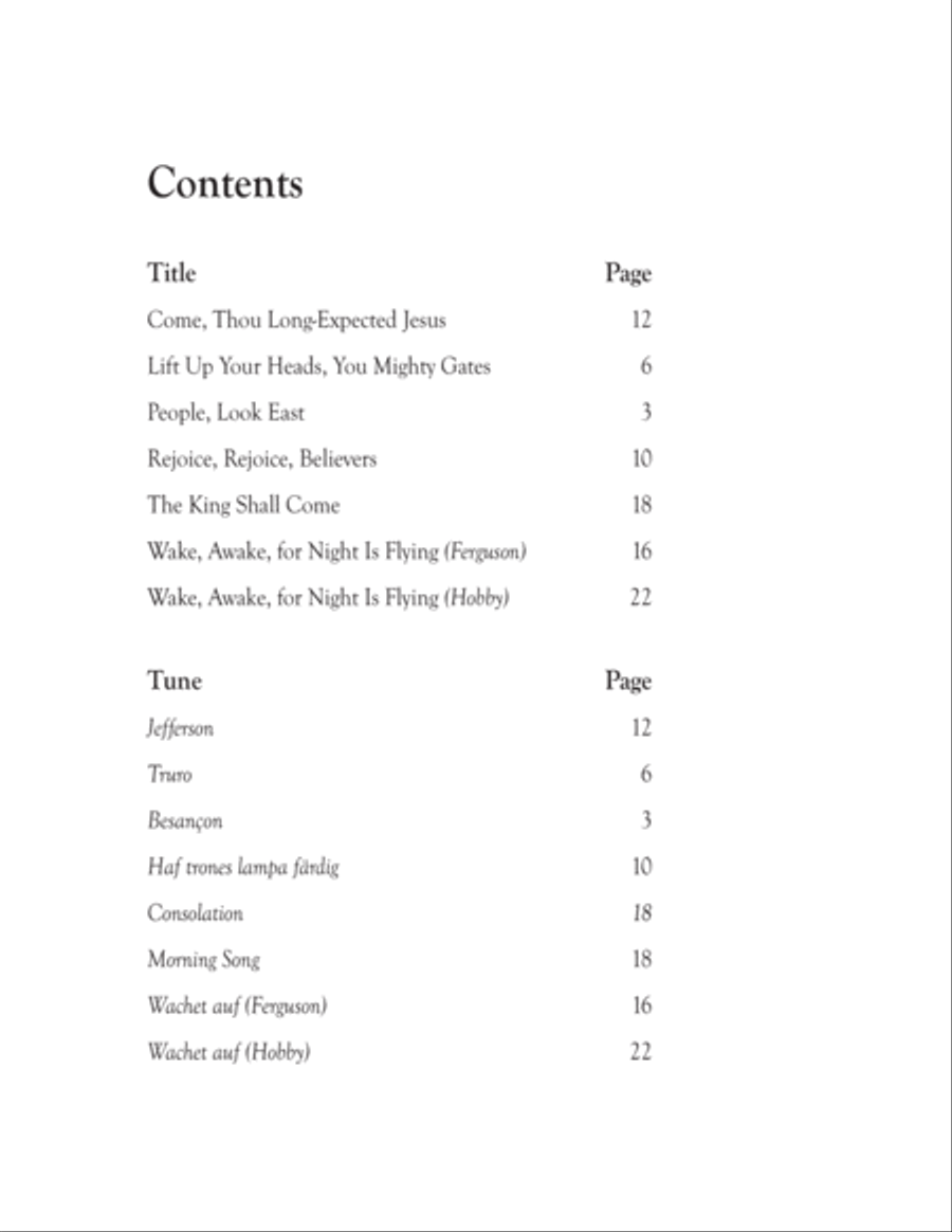 Advent Postludes for Organ Organ Solo scores gallery preview page 2