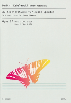 Book cover for 30 Children's Pieces Op. 27 - Book 1 Nos. 1-10