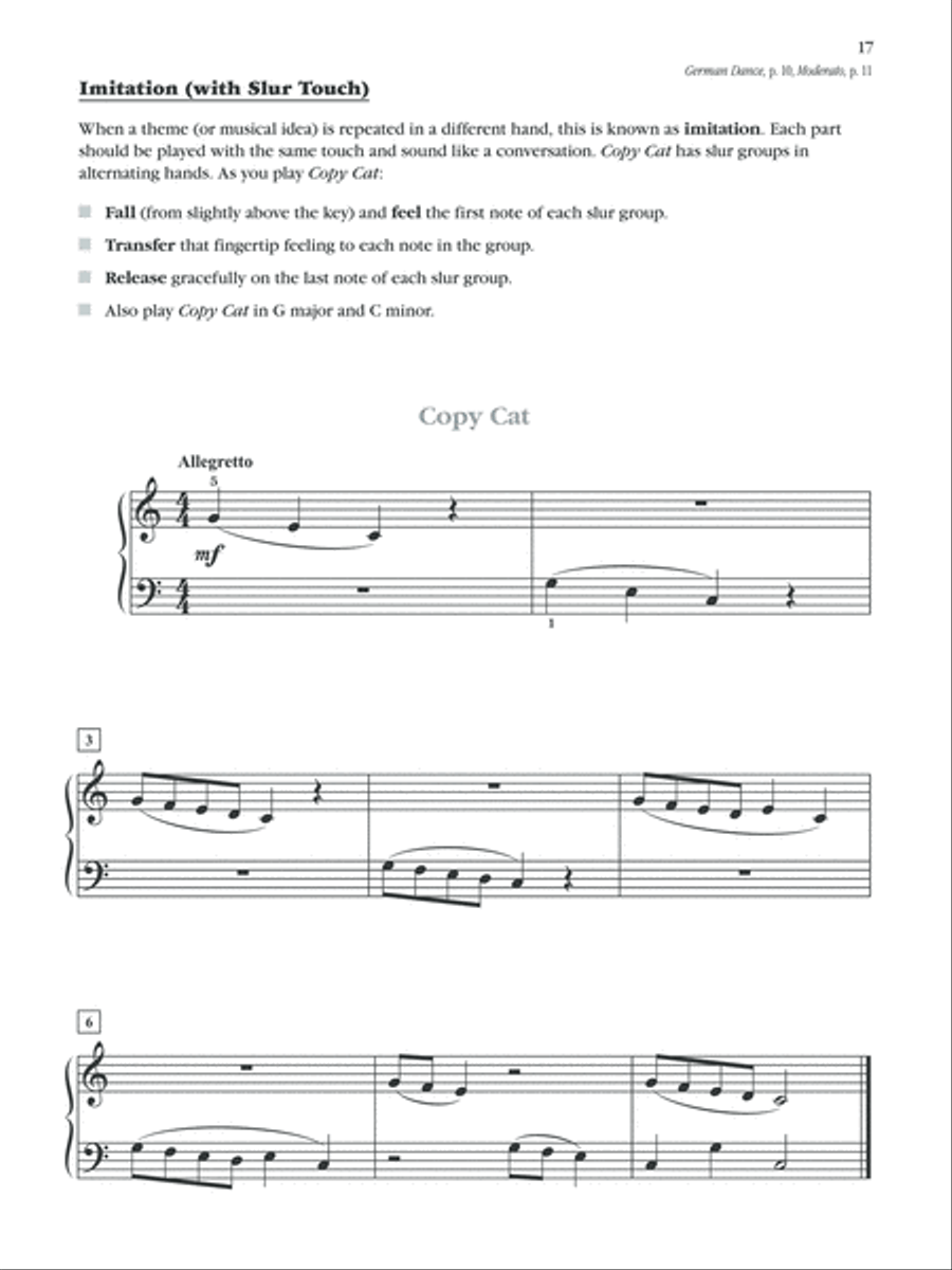 Exploring Piano Classics Technique Piano Method scores gallery preview page 3