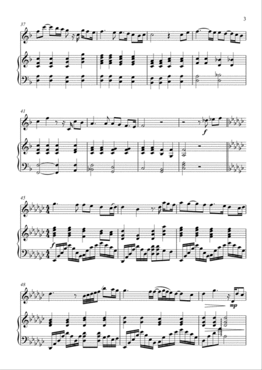 You Raise Me Up String Duet scores gallery preview page 3