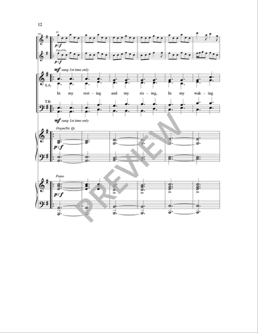 The Lorica of Ballyloughlin 4-Part scores gallery preview page 11