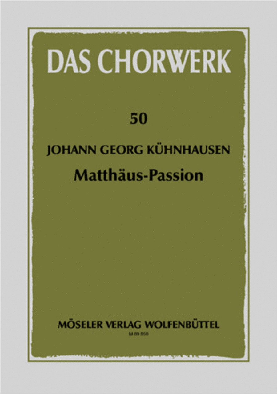 Matthaus-Passion TB scores gallery preview page 1