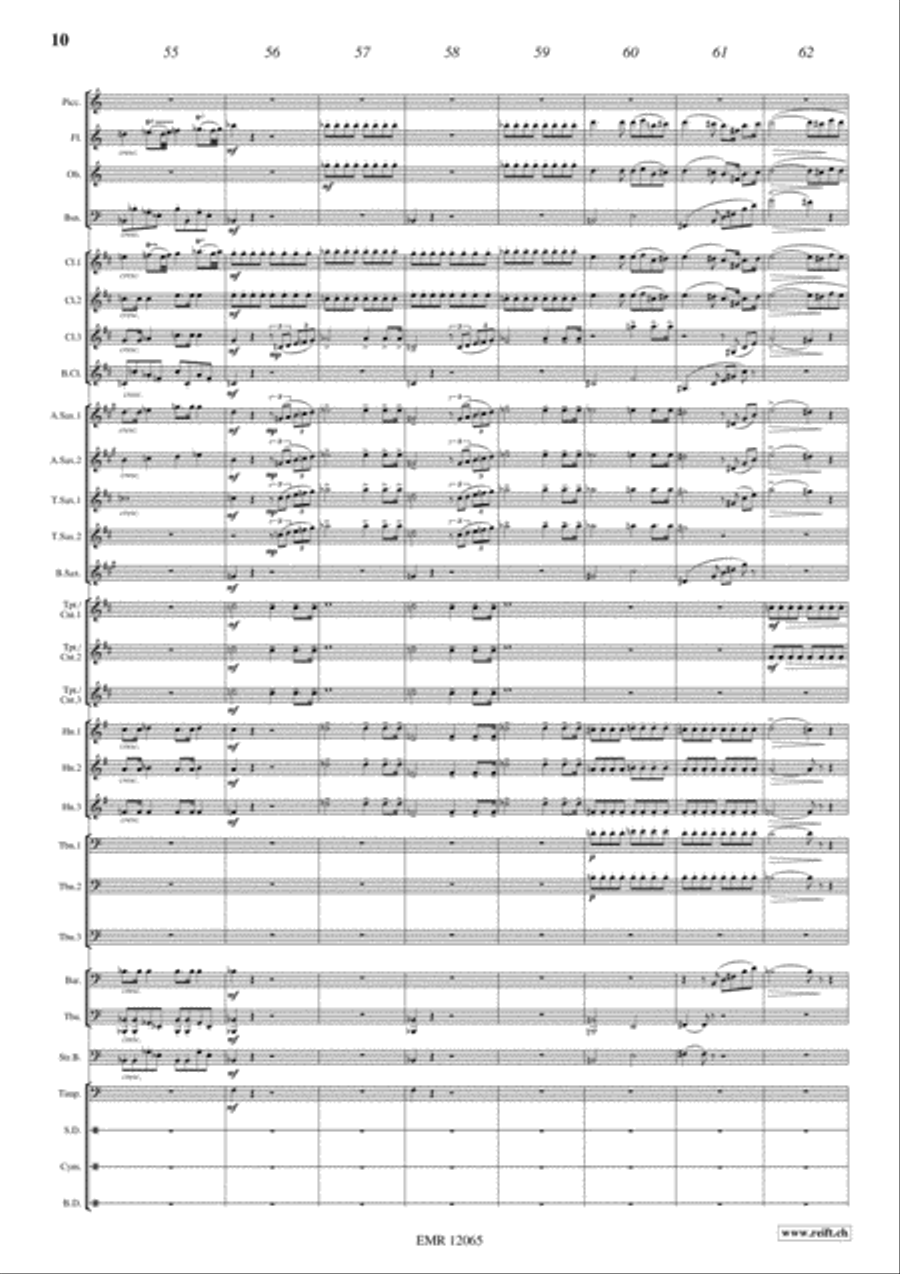 Lyon Concert Band scores gallery preview page 11