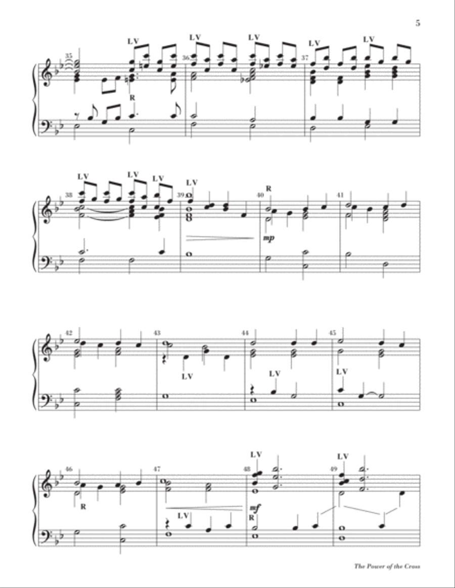 The Power of the Cross 3-Octaves scores gallery preview page 6
