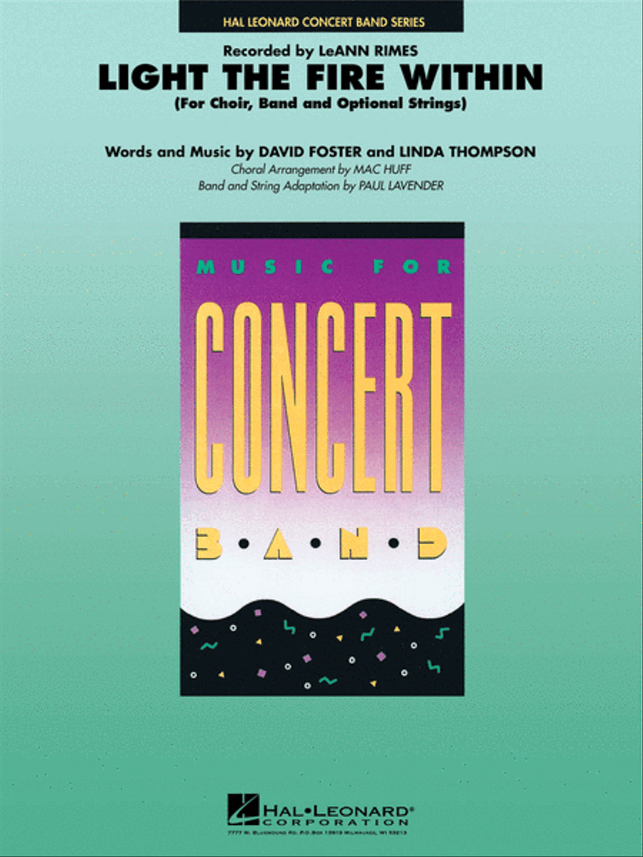 Light the Fire Within Concert Band scores gallery preview page 1