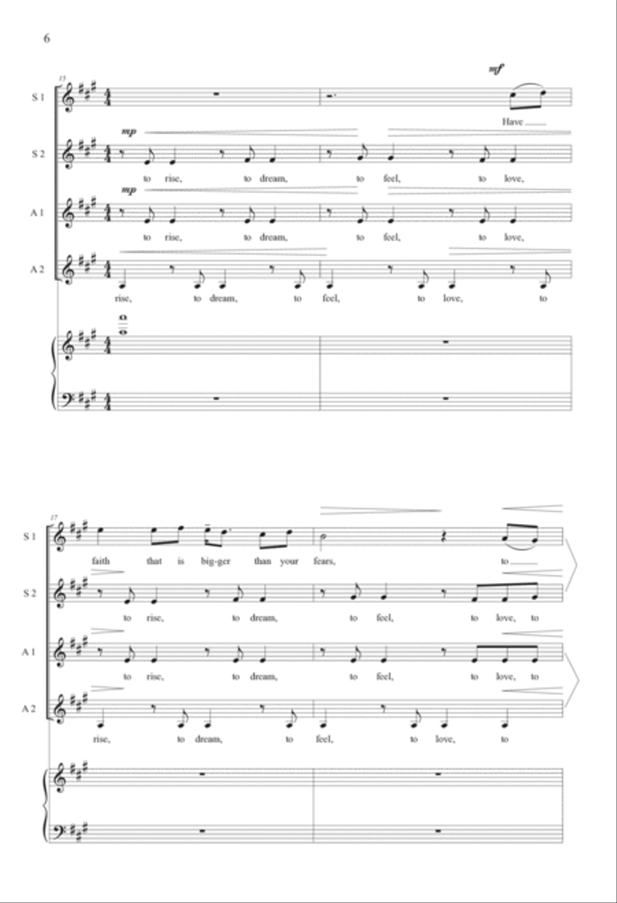 What I Wish For You SSAA scores gallery preview page 6
