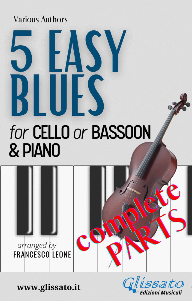 5 Easy Blues - Cello or Bassoon & Piano (complete) image number null