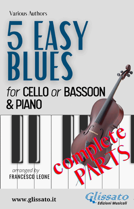5 Easy Blues - Cello or Bassoon & Piano (complete)