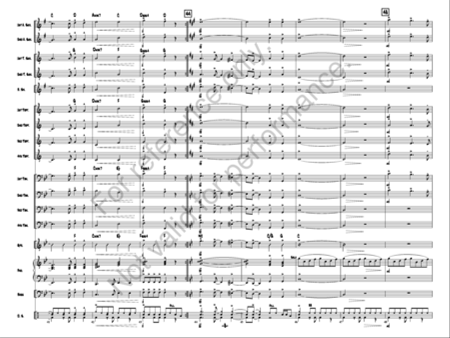 A Rockin' Merry Christmas Jazz Ensemble scores gallery preview page 8