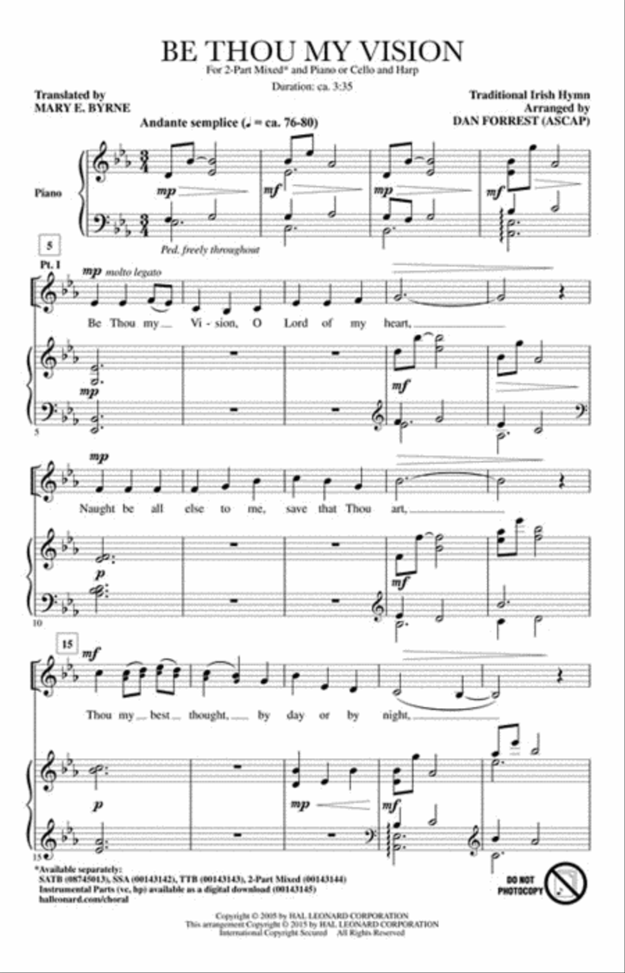 Be Thou My Vision Be Thou My Vision 2-Part scores gallery preview page 2