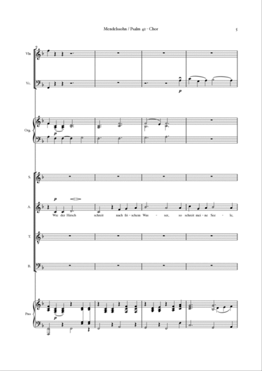 Psalm 42 Psalm 42 Choir scores gallery preview page 5