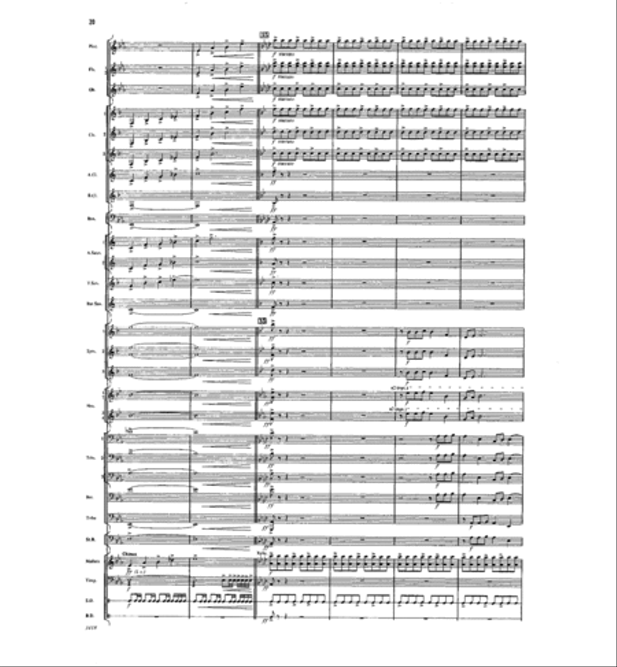 Three Folk Miniatures Concert Band scores gallery preview page 18