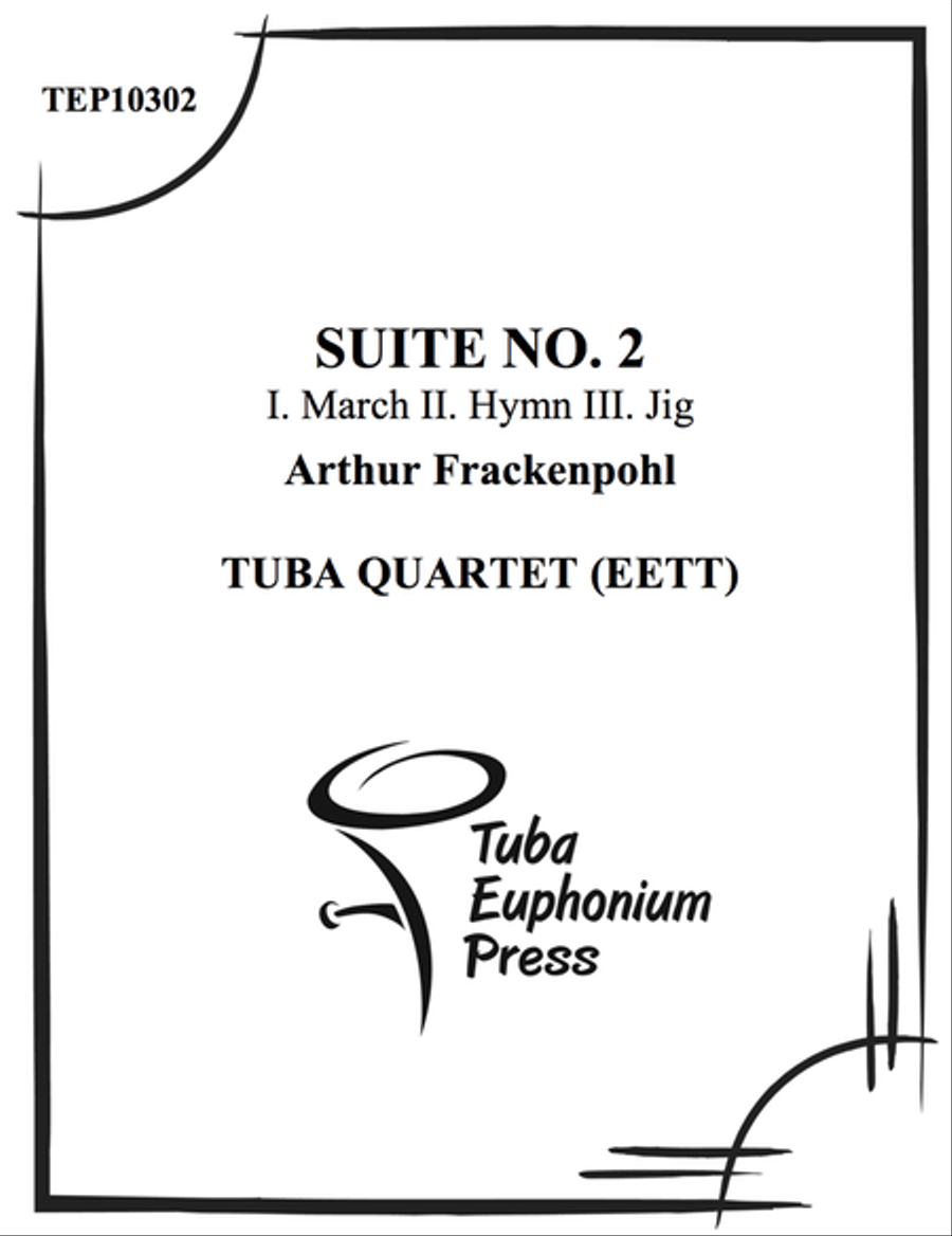 Suite No 2 for Tuba Quartet EETT scores gallery preview page 1