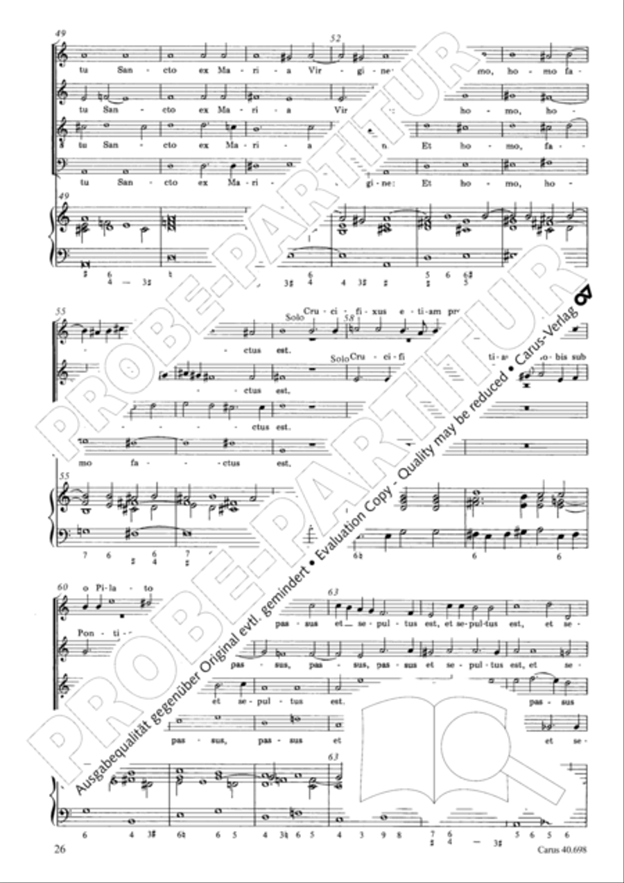 Messa breve SSATB scores gallery preview page 27