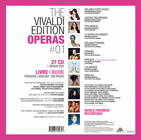 Volume 1: Vivaldi Edition Operas
