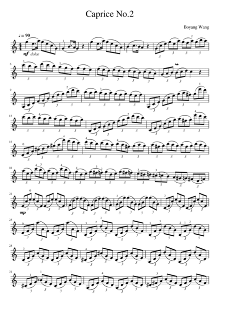 12 Violin Caprices with Practice Comments for Efficient Violin Practicing Violin Solo scores gallery preview page 5