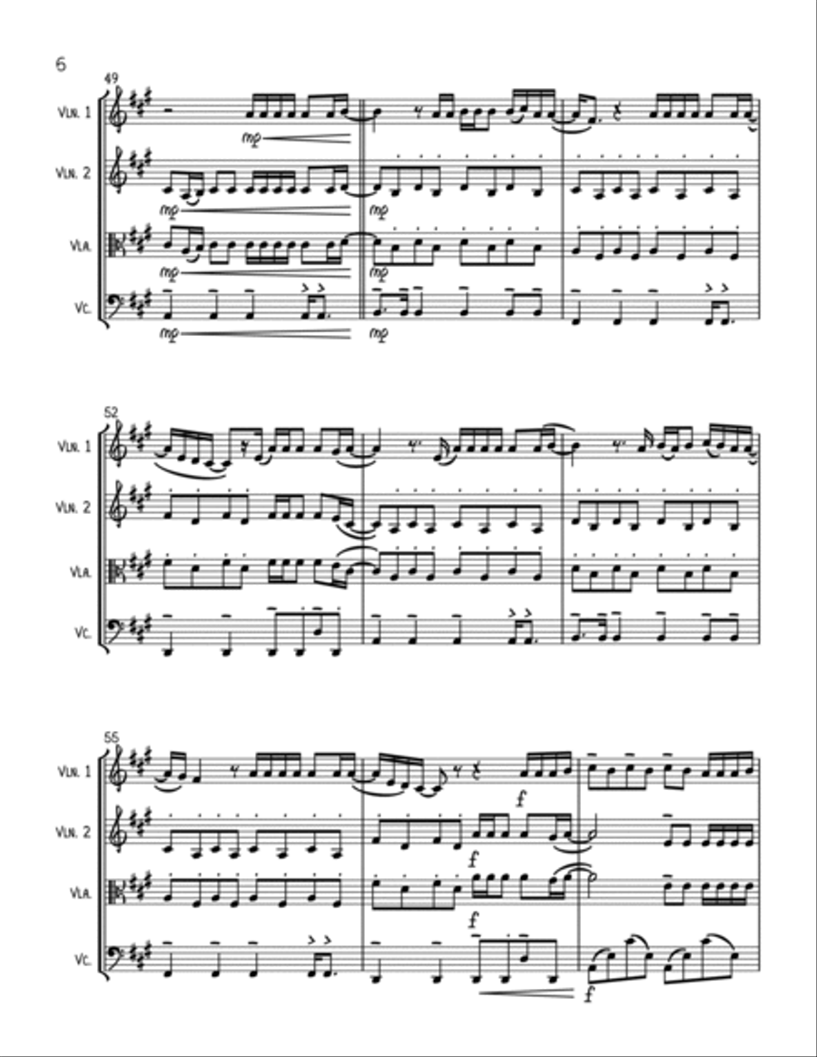 Halo String Trio scores gallery preview page 6