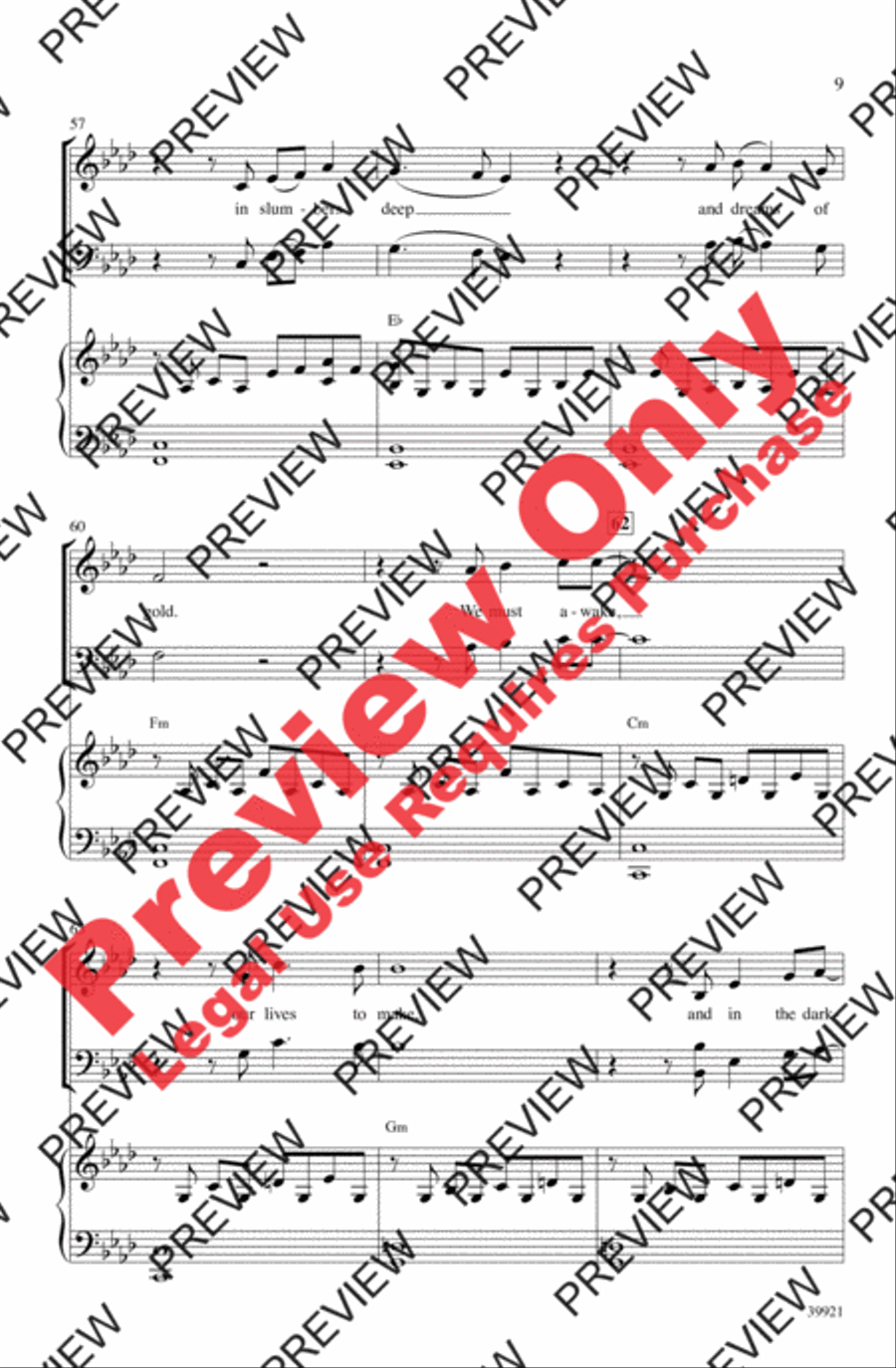 Song of the Lonely Mountain (from The Hobbit: An Unexpected Journey) - SoundTrax CD (CD only) Choir scores gallery preview page 8