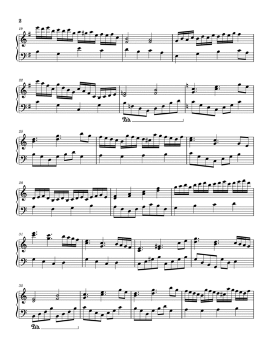 Piano Dream No. 102324 Piano Solo scores gallery preview page 2