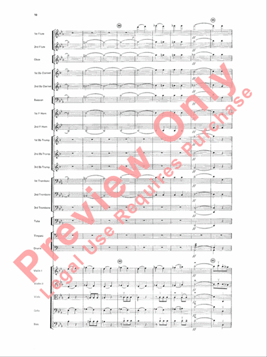 Beethoven's Symphony No. 5, 1st Movement Full Orchestra scores gallery preview page 13