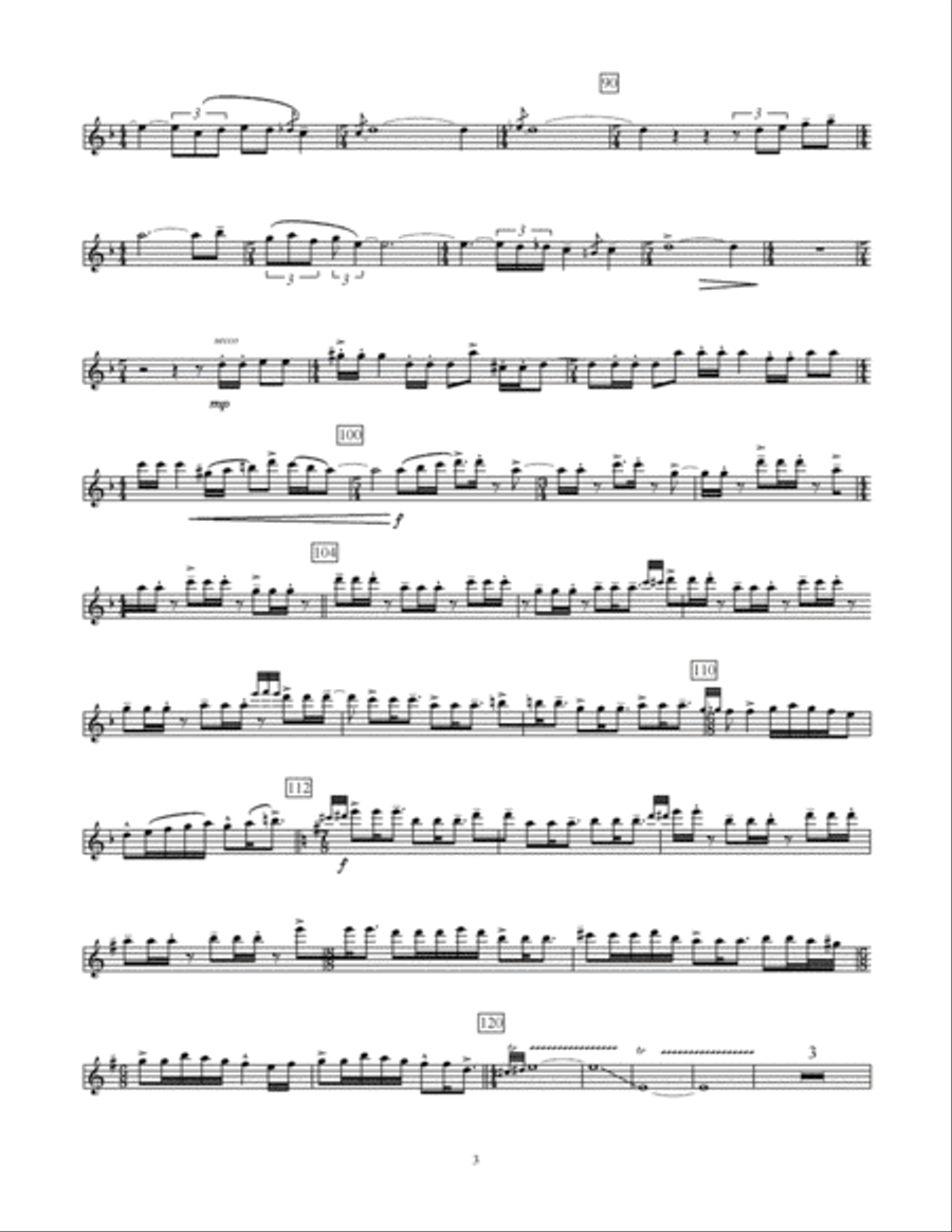 Sync (Flute Part Only) Small Ensemble scores gallery preview page 3