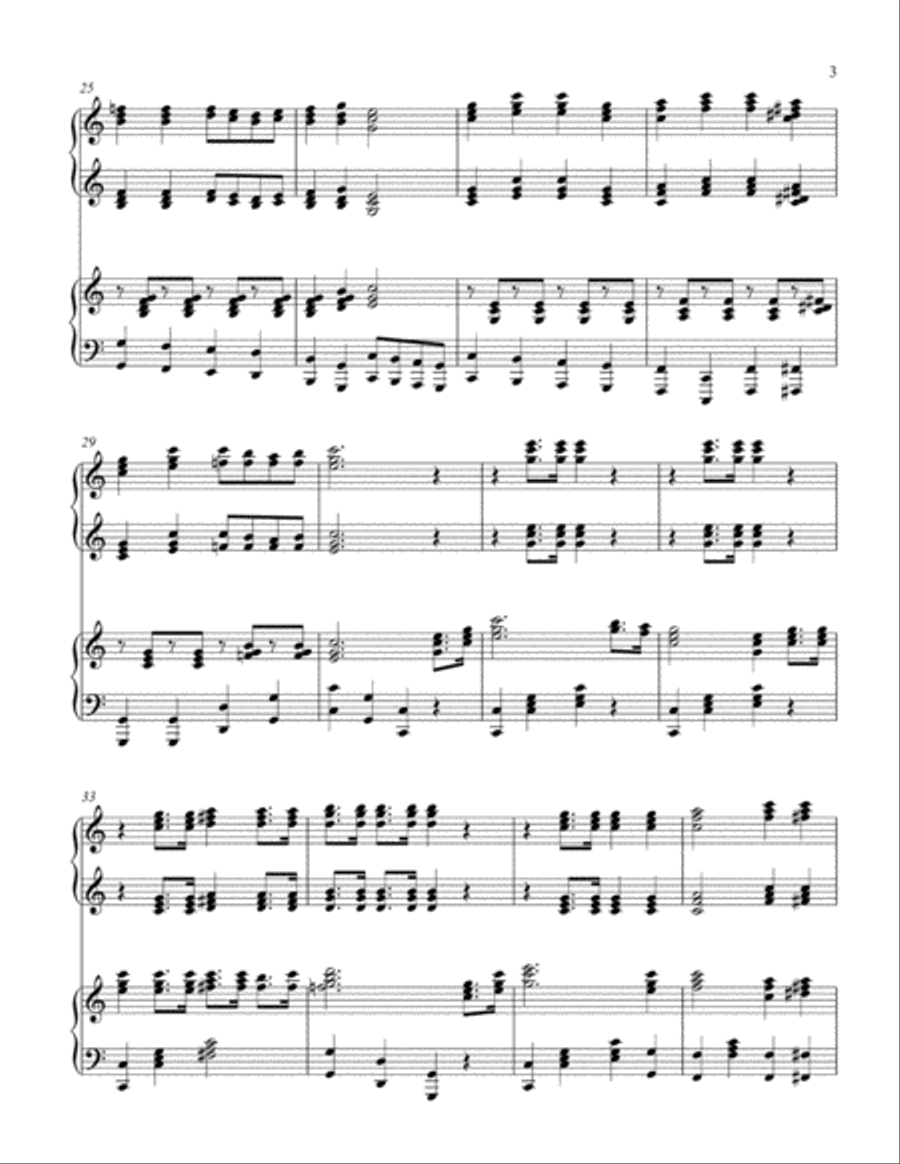 When We Get To Heaven (2 piano duet) 2 Pianos, 4-Hands scores gallery preview page 4