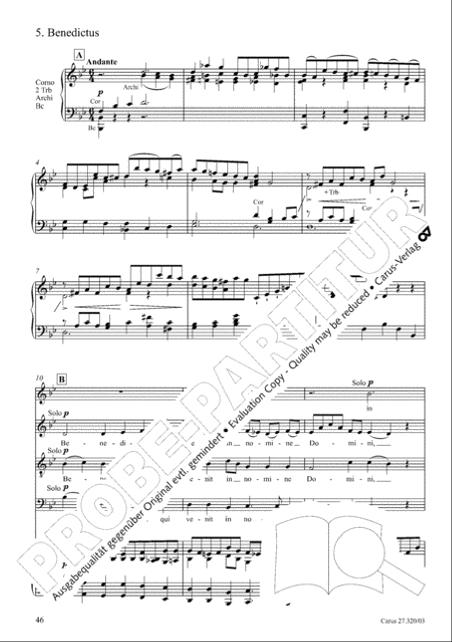 Requiem in D minor 4-Part scores gallery preview page 47